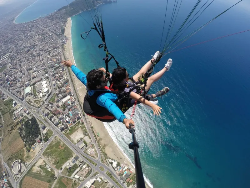 Alanya Yamaç Paraşütü (Paragliding) Turu | Kleopatra Plajı’na İniş & Ücretsiz Transfer 5