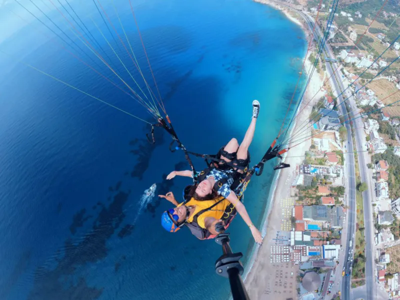 Alanya Yamaç Paraşütü (Paragliding) Turu | Kleopatra Plajı’na İniş & Ücretsiz Transfer 2